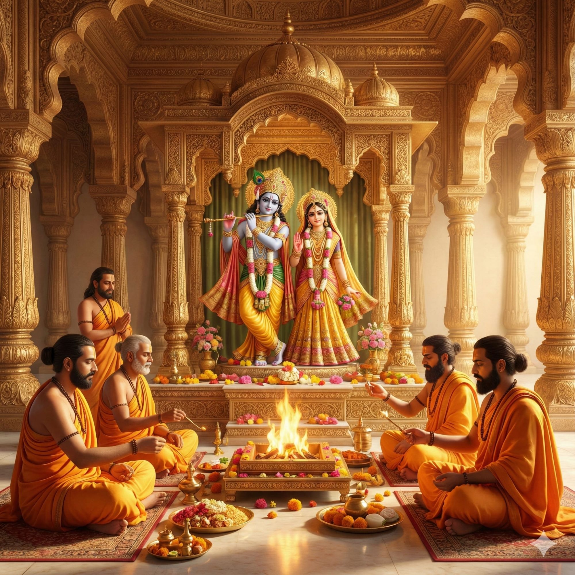 Vishnu Sahasranama Chanting, Ram Parivar and Radhakrishna Puja